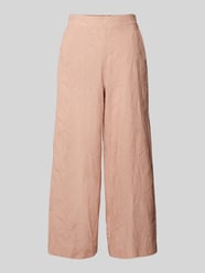 Wide leg stoffen broek met motiefstitching van Jake*s Collection - 12