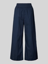 Wide Leg Culotte mit elastischem Bund von Marc O'Polo Denim Blau - 31