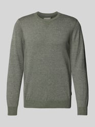 Gebreide pullover met ronde hals, model 'Bruton' van Blend Groen - 21