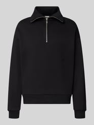 Regular Fit Sweatshirt aus Baumwoll-Mix mit Troyer-Kragen von DRYKORN - 43