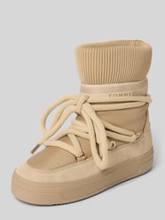 Stiefel mit Leder-Anteil von Tommy Hilfiger Beige - 30