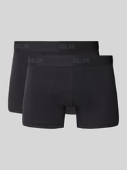 Boxershort met elastische logo in band in een set van 2 stuks van SLG - 37