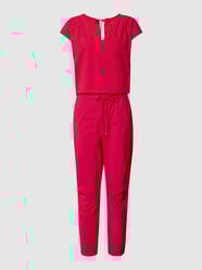 Jumpsuit met steekzakken opzij, model 'GIRA JUMPY' van Raffaello Rossi Roze - 22
