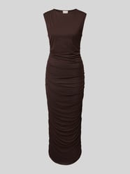 Maxikleid mit Rundhalsausschnitt Modell 'Corilina Solid' von Neo Noir - 13