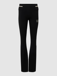 Legging in effen design met elastische band van EA7 Emporio Armani Zwart - 42
