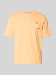 T-Shirt mit rückseitigem Motiv-Print von MCNEAL Orange - 20