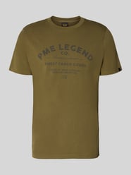 Koszulka z nadrukiem logo, krój regular fit od PME Legend - 45