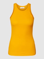 Tanktop in Ripp-Optik von Rich & Royal Orange - 11