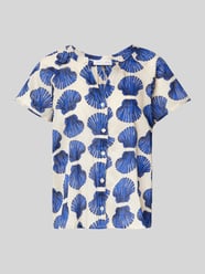 Regular Fit Bluse mit V-Ausschnitt von Christian Berg Woman - 8