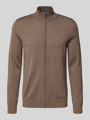 Strickjacke aus Schurwolle mit Stehkragen Modell 'Davis' von JOOP! Collection - 18