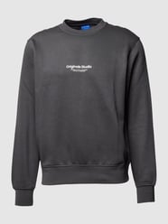 Sweatshirt mit Label-Print Modell 'VESTERBRO' von Jack & Jones Grau - 18