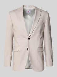 Slim Fit 2-Knopf-Sakko Modell 'Paul' von CG – CLUB of GENTS Beige - 24