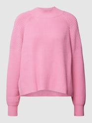 Sweatshirt mit gerippten Abschlüssen Modell 'ROMA' von Mango Pink - 11