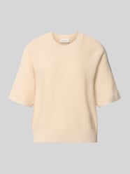 Relaxed Fit Pullover aus Viskose-Mix Modell 'Thamira' von MSCH Copenhagen Beige - 33