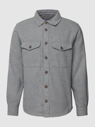 Hemdjacke mit Bursttaschen Modell 'treves' von Mango Grau - 14