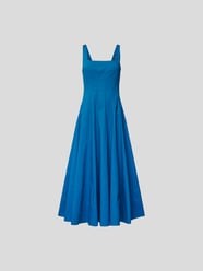 Midikleid mit gelegten Falten von Staud Blau - 37