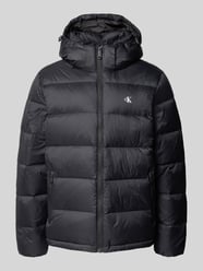 Steppjacke mit Logo und Reißverschlusstaschen von Calvin Klein Jeans - 34