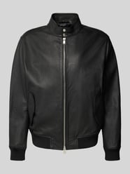 Regular Fit Jacke aus echtem Lammleder Modell 'MOINER' von BOSS - 41