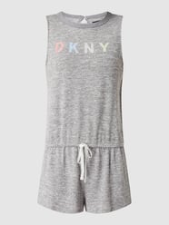 Pyjama mit Logo-Print  von DKNY Grau - 4