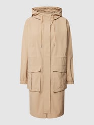 Parka met capuchon, model 'siliana' van Vila Beige - 2