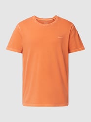 T-shirt met labelstitching van Gant Oranje - 35