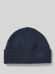 Beanie mit breitem Umschlag und Logo-Stitching von Superdry - 3