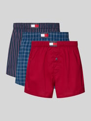 Regular fit boxershorts van puur katoen in een Set van 3 van Tommy Hilfiger - 1