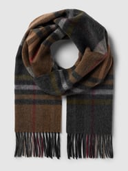 Schal mit Tartan-Karo von bugatti Braun - 47
