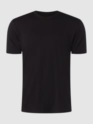 Slim Fit T-Shirt mit Ziernähten - feuchtigkeitsregulierend  von Mey Schwarz - 24