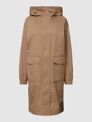Mantel mit Kapuze von Marc O'Polo Beige - 43