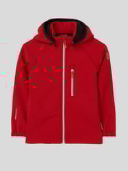 Softshell-Jacke mit Kapuze Modell 'Vantti' von reima Rot - 37