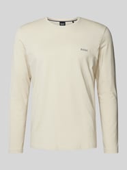 Longsleeve mit Label-Stitching von BOSS Beige - 9