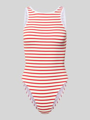 Badeanzug mit rückseitigem Cut Out Modell 'LUNELY NAUTICAL' von Banana Moon - 1