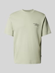 T-Shirt mit Label-Print Modell 'LACHAD' von Jack & Jones Premium Grün - 24