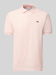 Koszulka polo Regular Fit z czystej bawełny od Lacoste Fuksjowy - 28
