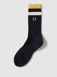 Socken mit Kontraststreifen von Fred Perry Blau - 40