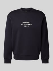 Sweatshirt mit Label-Stitching von ARMANI EXCHANGE - 36