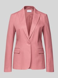 Blazer mit Reverskragen und Pattentaschen von Jake*s Collection Pink - 40