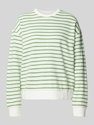 Sweatshirt met ribboorden van Marc O'Polo Denim Groen - 20