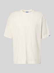 T-shirt o kroju regular fit z czystej bawełny Model 'NORAYATI' od HUGO Blue - 17