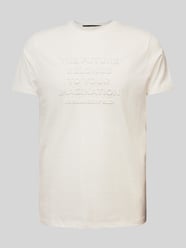 T-Shirt mit Label-Detail von Karl Lagerfeld Beige - 40