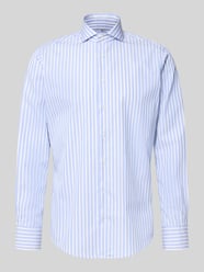 Koszula biznes krój regular fit w two-ply z kołnierzykiem typu cutaway od Christian Berg Men - 41