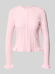 Slim Fit Cardigan aus Viskose-Mix Modell 'rayulka' von VILA Pink - 2