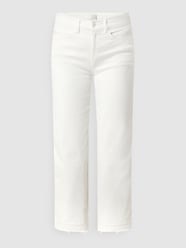 Cropped Jeans mit Stretch-Anteil  von Milano Italy Beige - 32