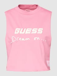 Tanktop met labeldetails, model 'DALYA' van Guess Fuchsia - 46