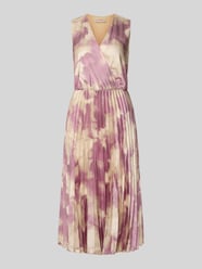 Cocktailkleid in Midilänge in Falten-Optik von Rinascimento Pink - 2