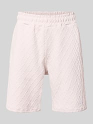 Relaxed Fit Sweatshorts mit Strukturmuster Modell 'Jovren' von PEGADOR - 27
