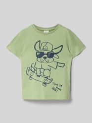T-shirt o kroju regular fit z czystej bawełny od s.Oliver RED LABEL - 21
