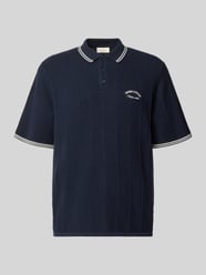 Regular Fit Poloshirt in Strick-Optik Modell 'Menton' von JACK & JONES - 5
