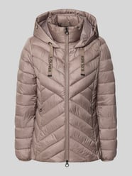 Slim fit gewatteerd jack met tweewegritssluiting van s.Oliver RED LABEL Beige - 2